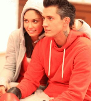 Павел Прилучный и Агата Муцениеце