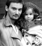 Алан Бадоев с дочерью