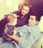 Анфиса Чехова с мужем и сыном 2