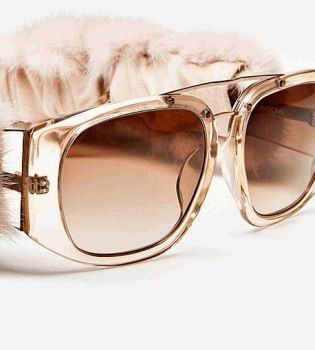 очки с мехом