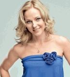 Даша Трегубова_синее платье