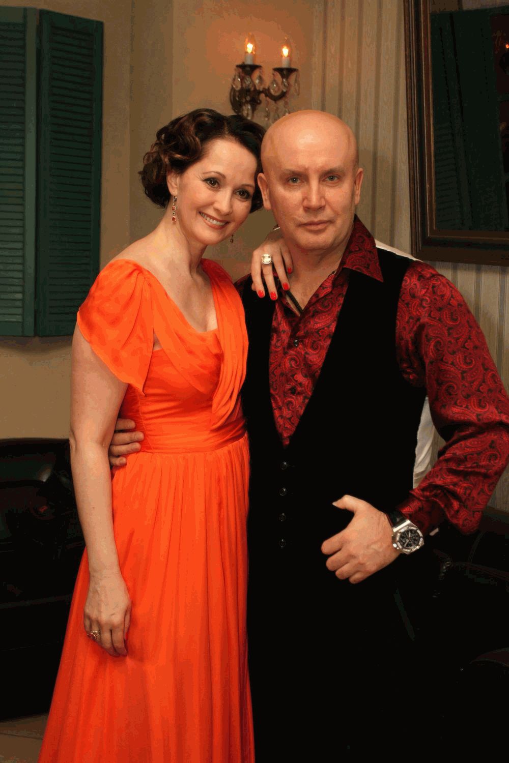 Ольга Кабо с мужем