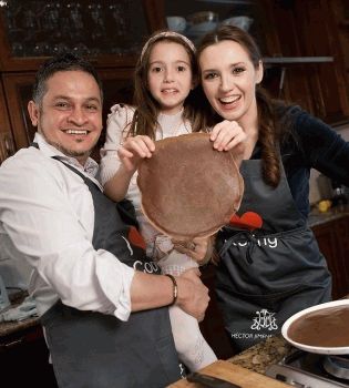 Оксана Марченко с дочерью