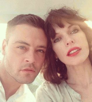 Мила Йовович и Иван Николаев