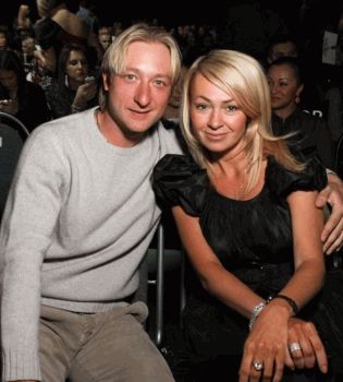Яна Рудковская и Евгений Плющенко