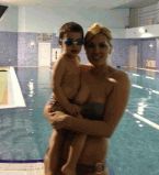 Яна Клочкова с сыном