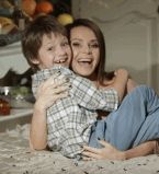 Лилия Подкопаева с сыном