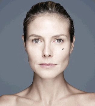 Хайди Клум без макияжа