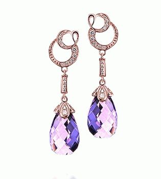 Даймонд длинніе серьги