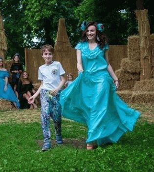 Надежда Мейхер с сыном