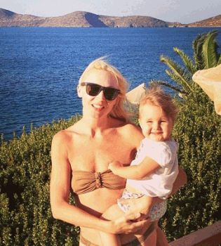 Кристина Орбакайте с дочерью