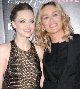 Аманда Сейфрид и Шэрон Стоун