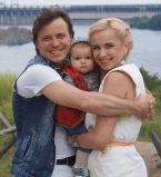 Лилия Ребрик с семьей