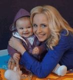 Лилия Ребрик с дочкой