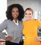 Линдсей Лохан и Опра