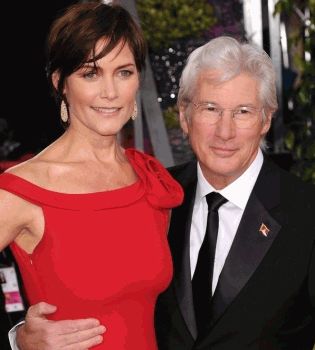 Ричард Гир с женой