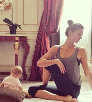 Жизель Бундхен с дочкой фото