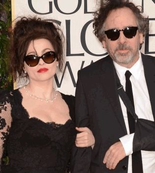 Хелена Бонем Картер и Тим Бертон