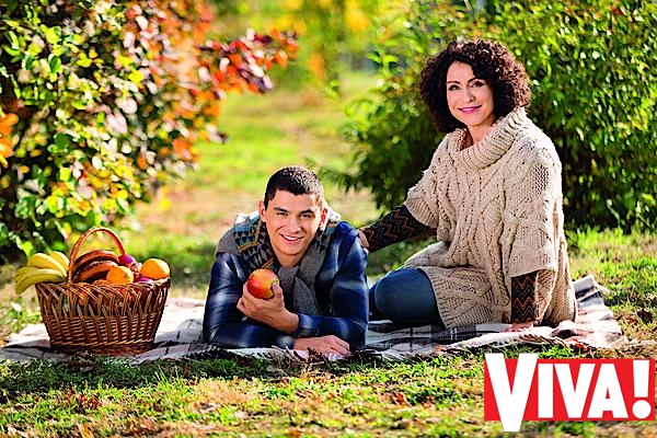 Надежда Матвеева и ее сын Влад в фотосессии для Viva!