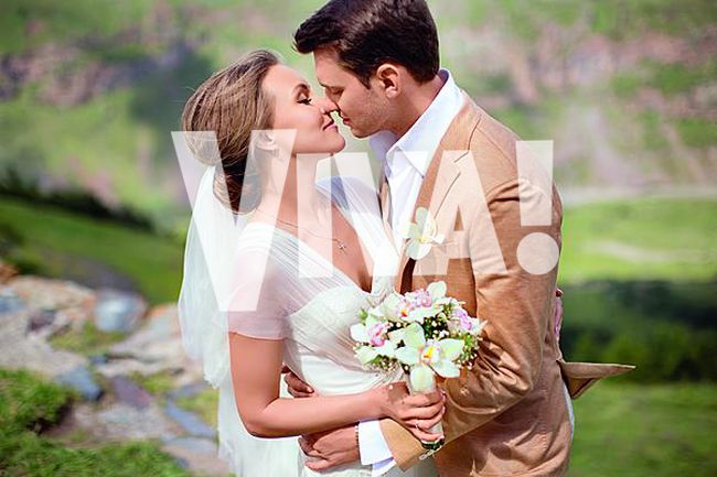 Алена Шоптенко и Дмитрий Дикусар свадьба фото журнал вива