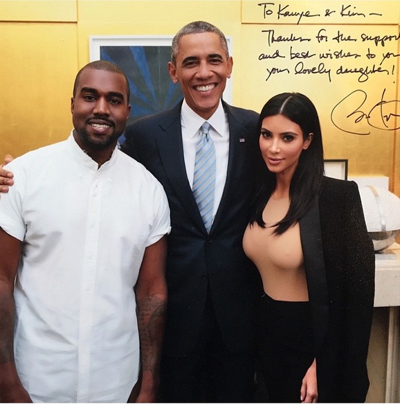 Лучше, чем селфи: Ким Кардашьян выложила в сеть фото с Бараком Обамой