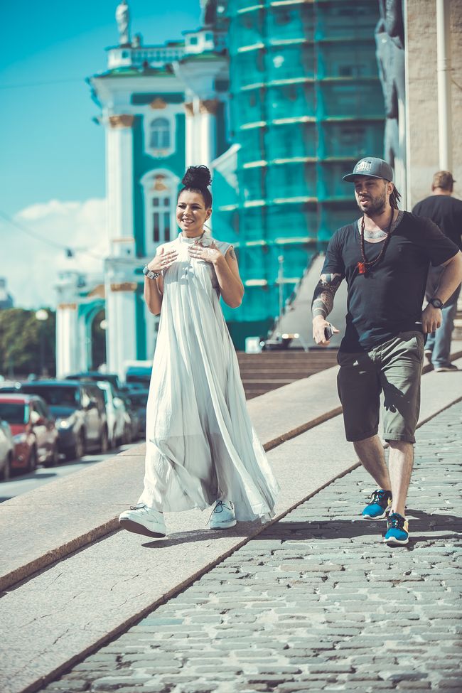 Елка на съемках клипа &laquo;Нарисуй мне небо&raquo;