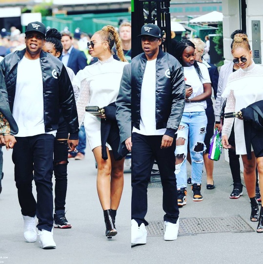 Джей-Зи и Бейонсе продемонстрировали отменный стиль на Уимблдоне