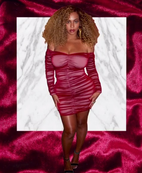 Молодая мама Бейонсе соблазняет роскошными формами в облегающем платье