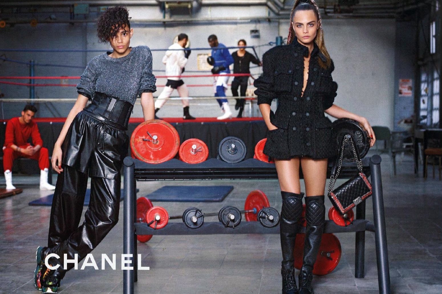 Кара Делевинь в рекламе Chanel