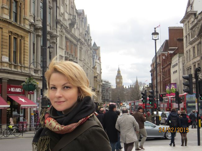 Мария Бурмака побывала в Лондоне и собрала 10 000 фунтов для украинских военных