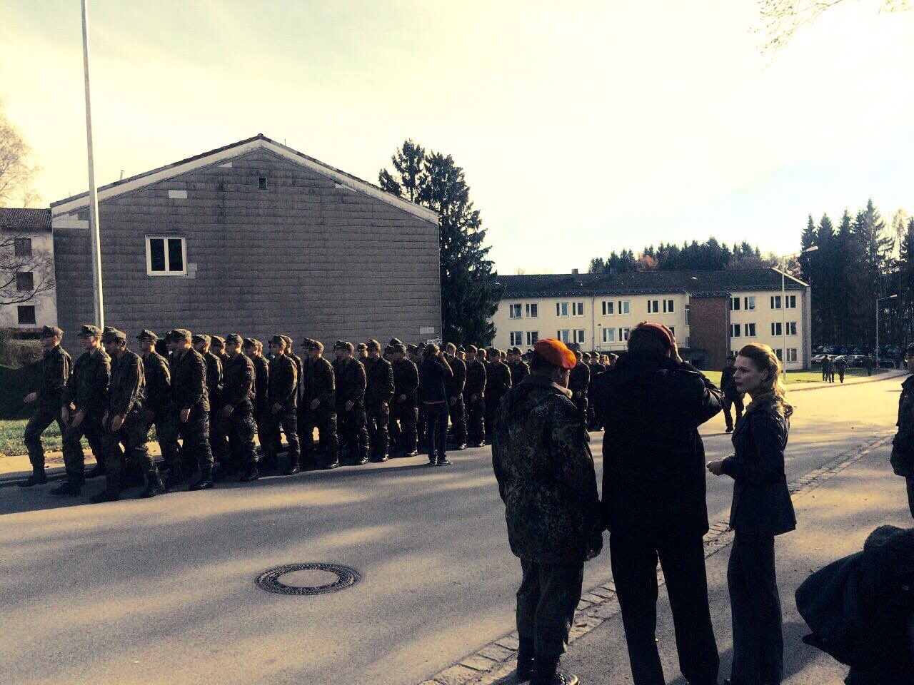 Ольга Фреймут провела инспекцию на военной базе НАТО
