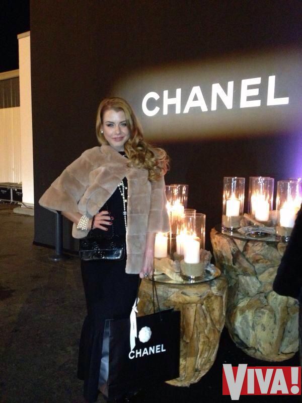 Юлия Лаута показ шанель chanel фото 2014