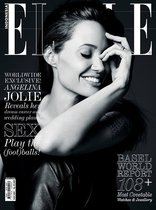 Анджелина Джоли украсила обложку глянца