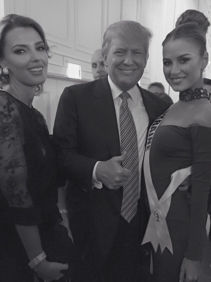 Александра Раффин, Дональд Трамп, Диана Гаркуша