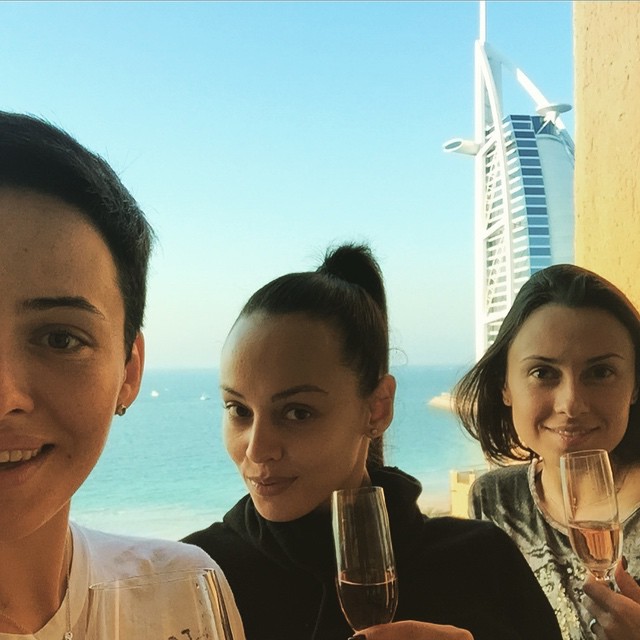 Даша Астафьева отдыхает в Арабских Эмиратах