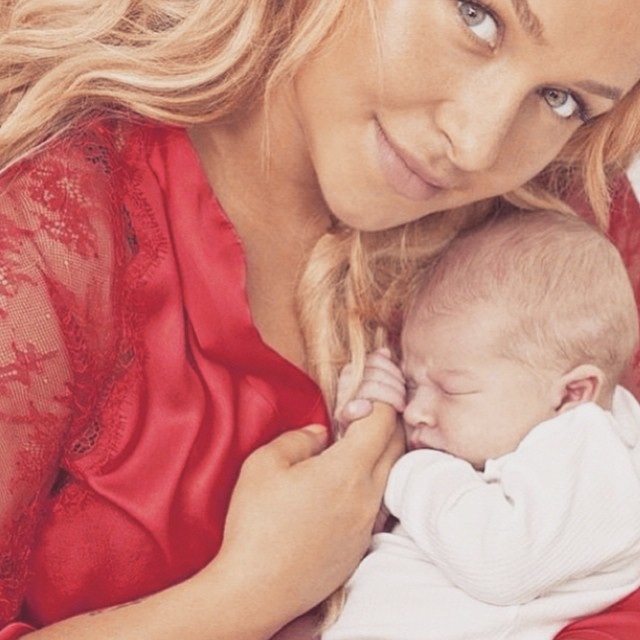 Хайден Панеттьери с дочерью