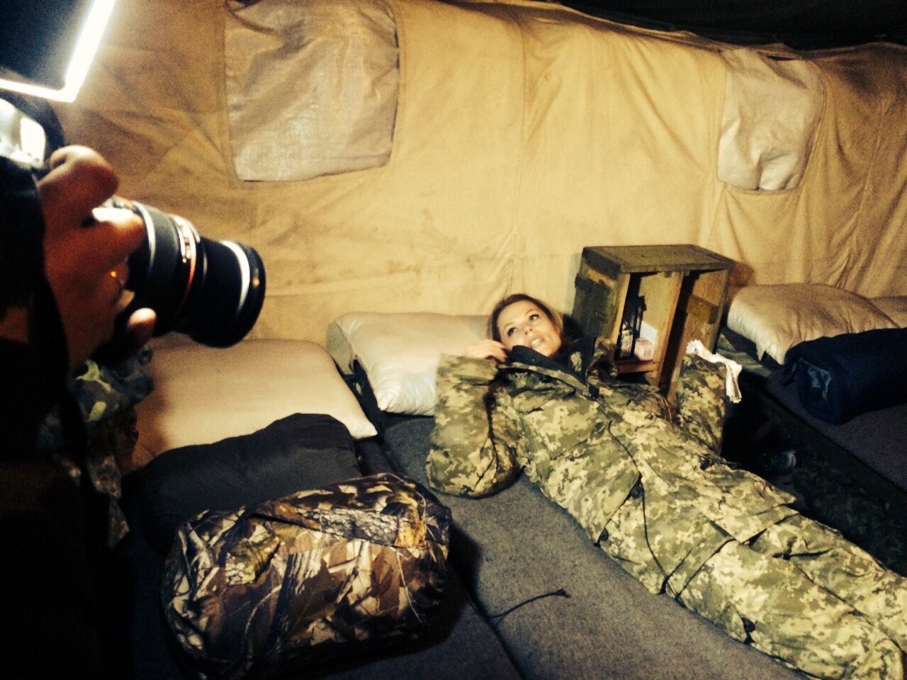 Ольга Фреймут побывала в зоне АТО