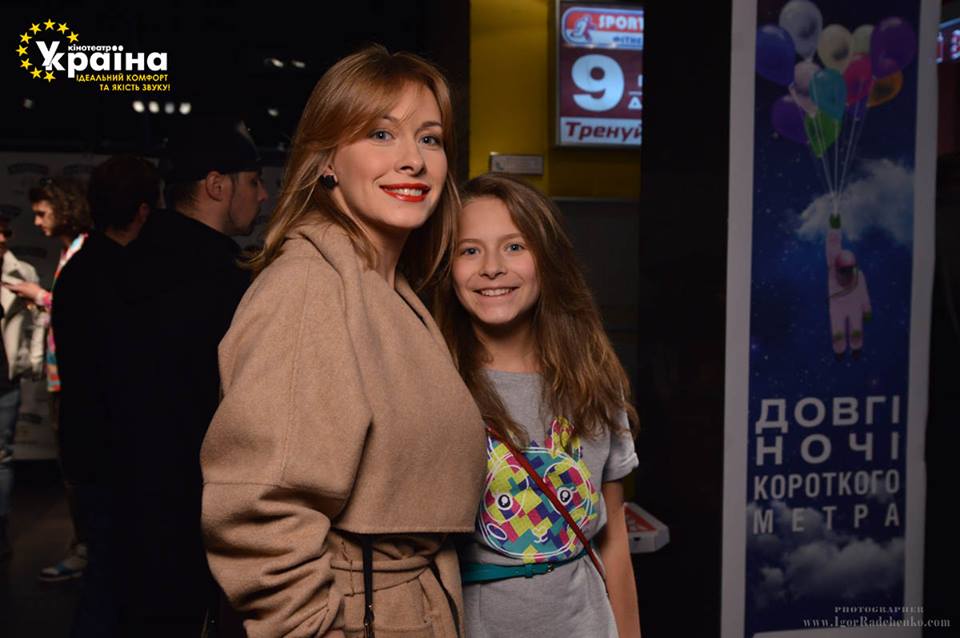 Елена Кравец с дочерью Машей