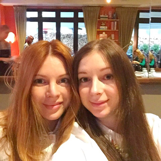 Наталья Подольская с сестрой Юлианой
