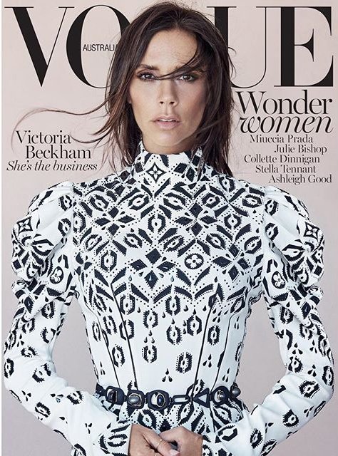 Непревзойденная Виктория Бекхэм блистает на обложке Vogue