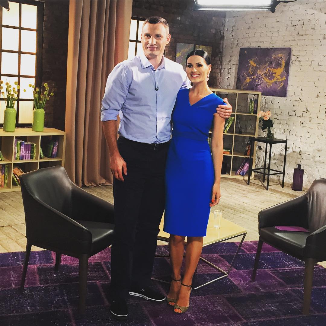 Маша Ефросинина и Виталий Кличко 