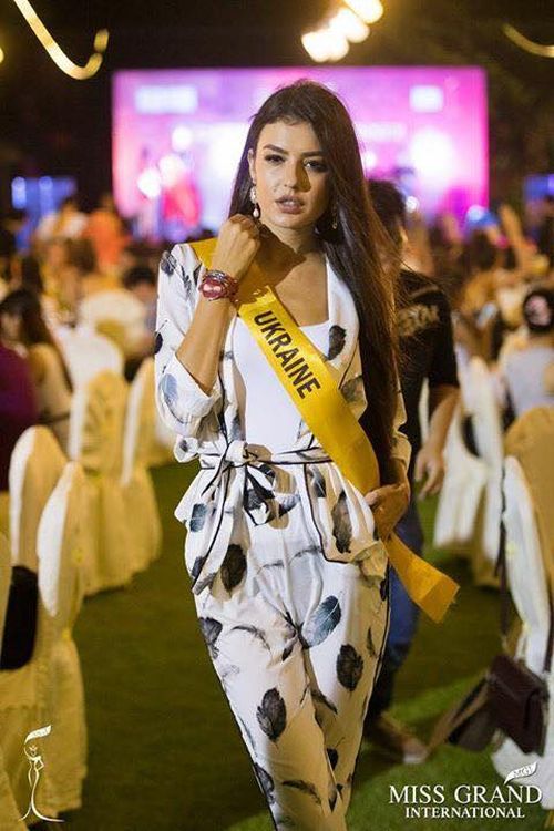 Королева Украины 2017 Снежана Танчук на конкурсе Miss Grand International 2017 