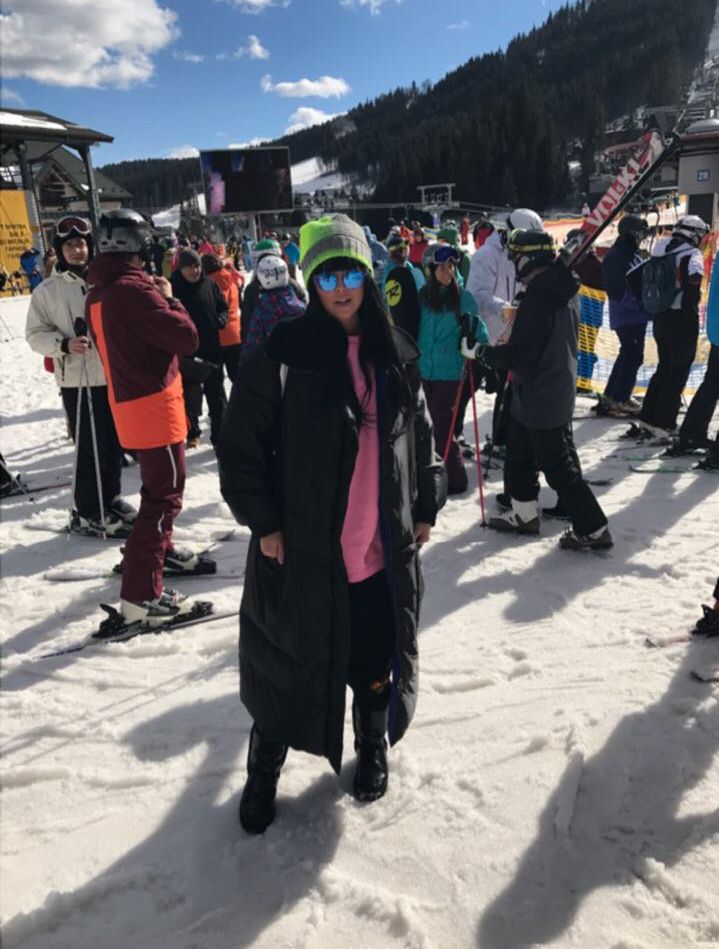 Ассия Ахат на отдыхе