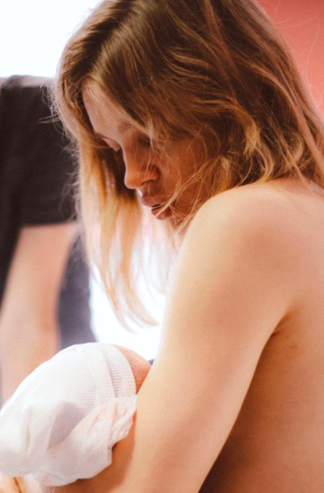 Наталья Водянова с сыном Романом