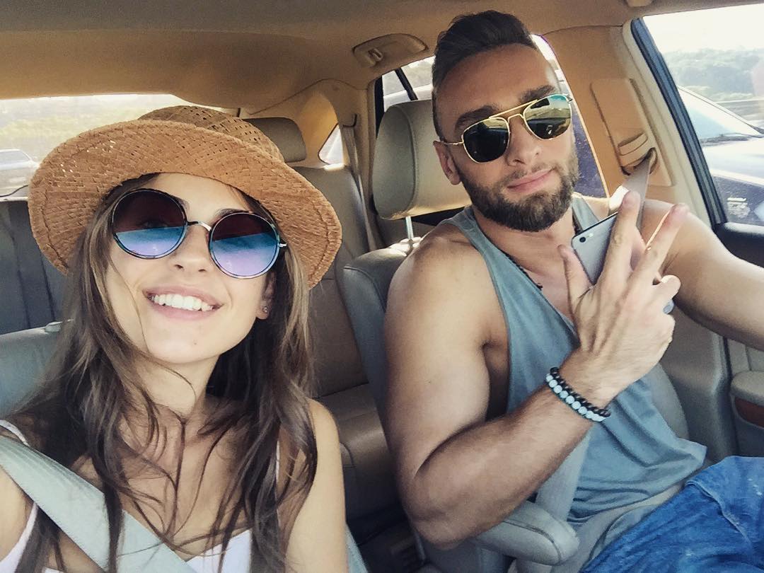 Иракли Макацария и Алена Лесык после шоу Холостяк 6