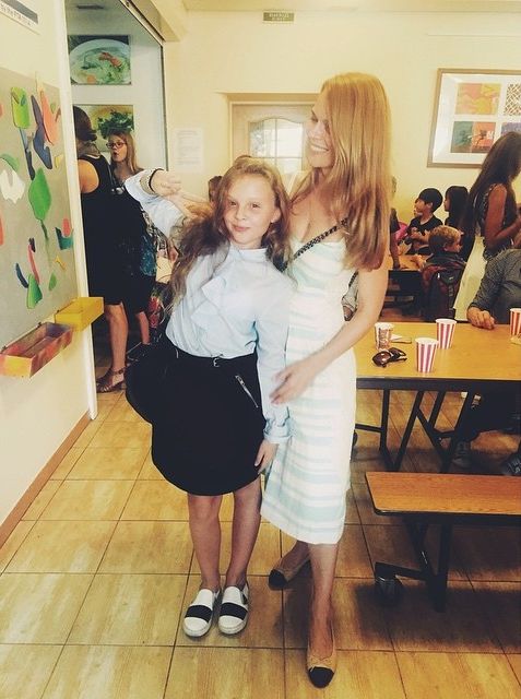 Ольга Фреймут с дочерью Златой