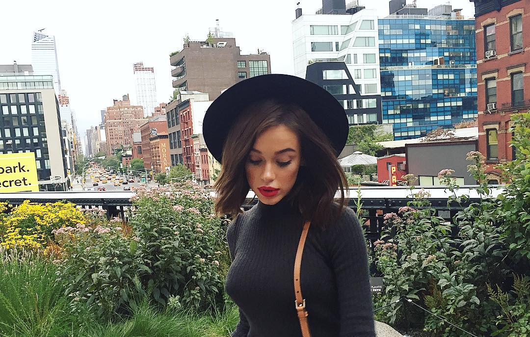 Стильная Мария Яремчук гуляет по Нью-Йорку 