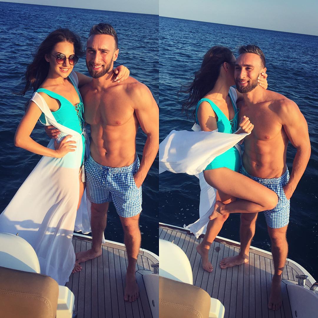 Иракли Макацария и Алена Лесык после шоу Холостяк 6