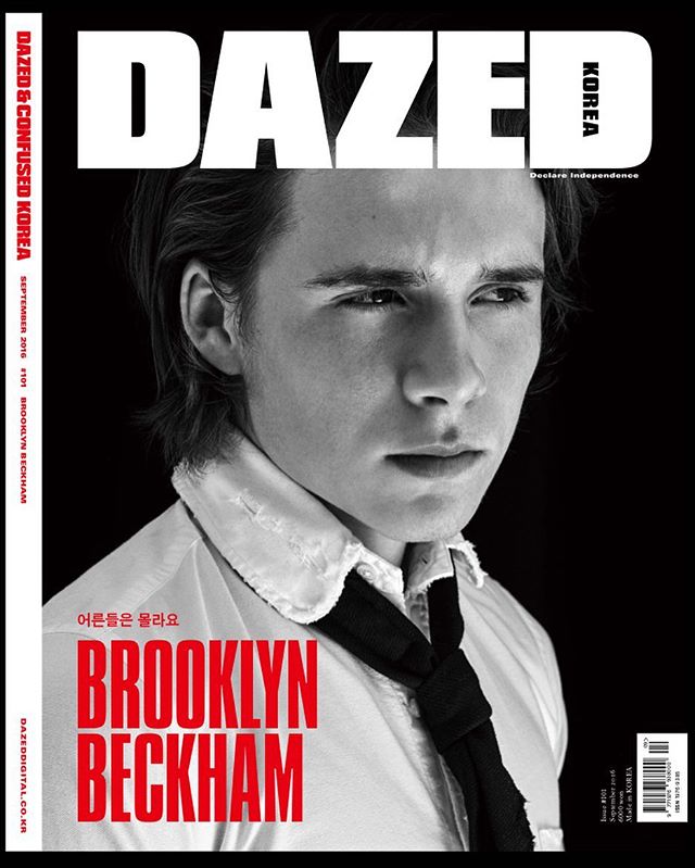 Мужественный и сексуальный Бруклин Бекхэм блистает на обложке глянца