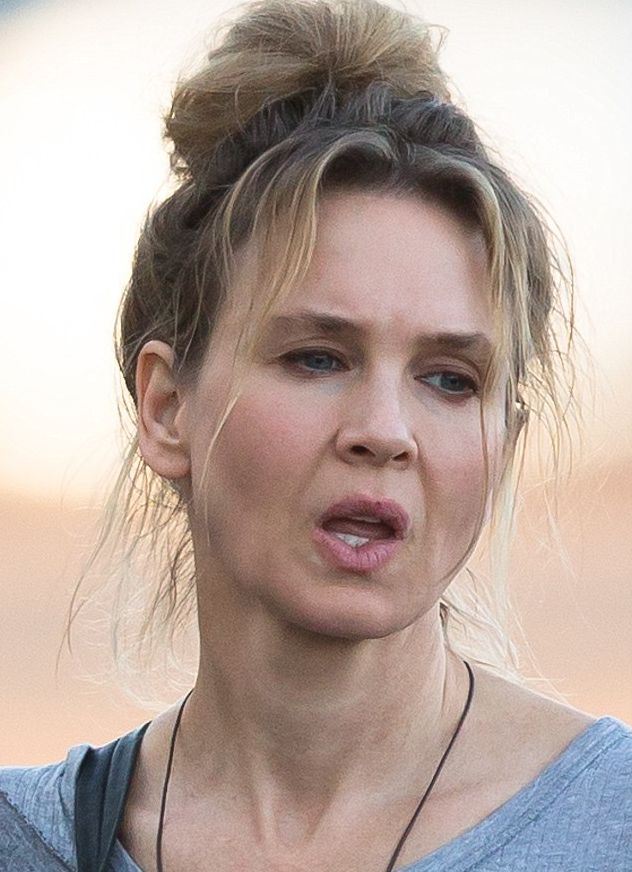Рене Зеллвегер без макияжа крупным планом